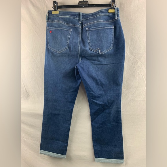 NWOT NYDJ Sheri Slim Jean Size 10 With Anke Roll - Picture 3 of 5